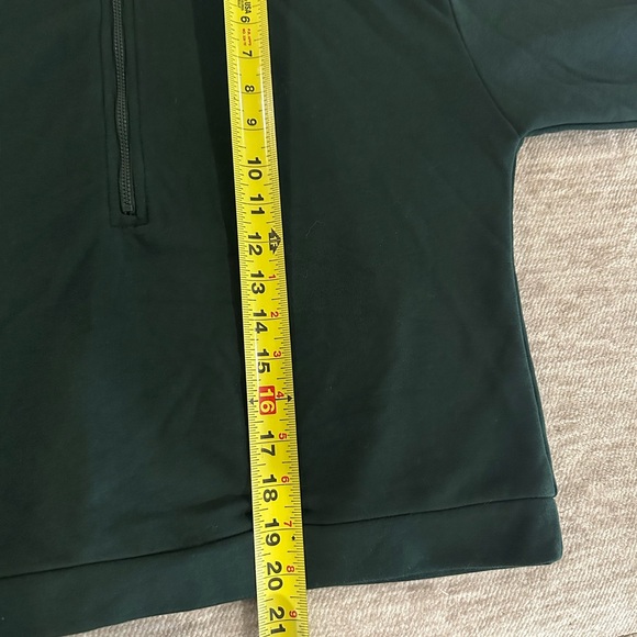 ZIYA Active, Dark Green Quarter-Zip Pullover. Medium - Picture 4 of 5